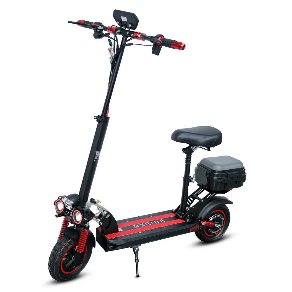 Trottinette électrique iScooter i12 – Siège et panier | Prête à rouler